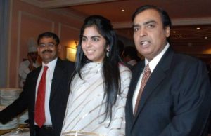 Mukesh Ambani & Isha Ambani